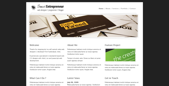 Smart Entrepreneur - Creative Site Templates