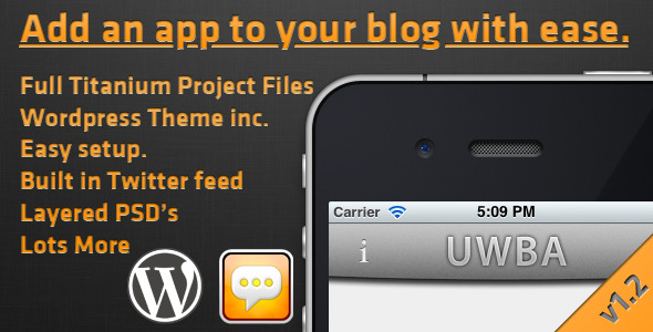 Universal Wordpress Blog App - CodeCanyon Item for Sale