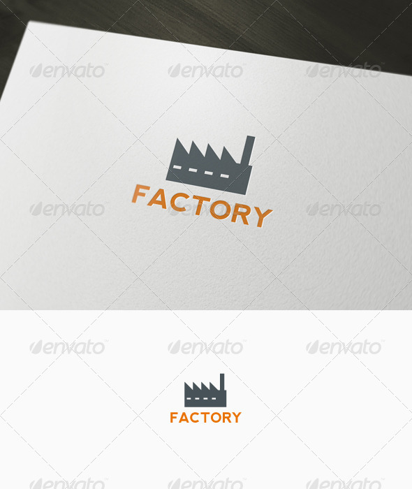Factory Logo - Buildings Logo Templates