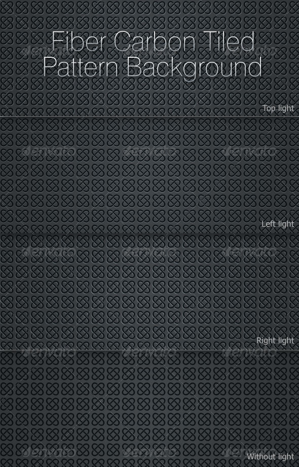 J Fiber Carbon Tiled Pattern Background - Techno / Futuristic Textures / Fills / Patterns