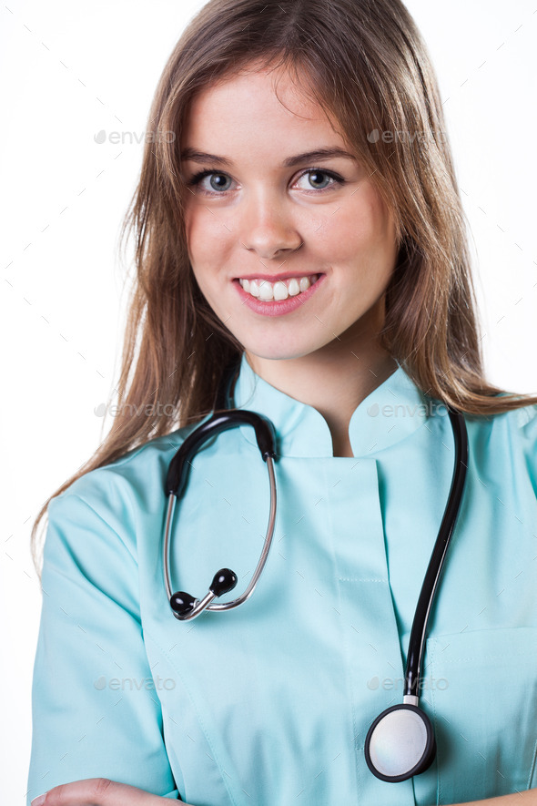 Young female doctor - stock photo photodune.