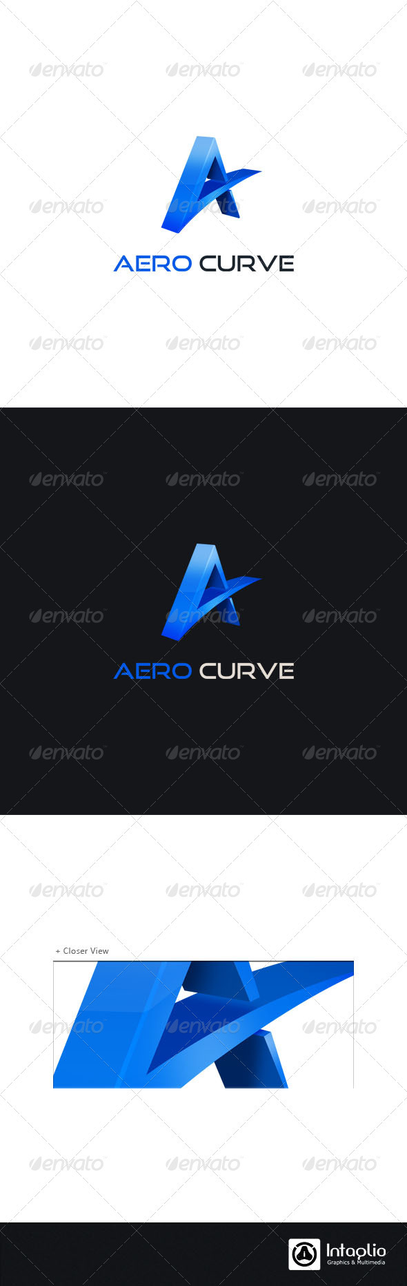 Letter "A" Logo Template - Letters Logo Templates