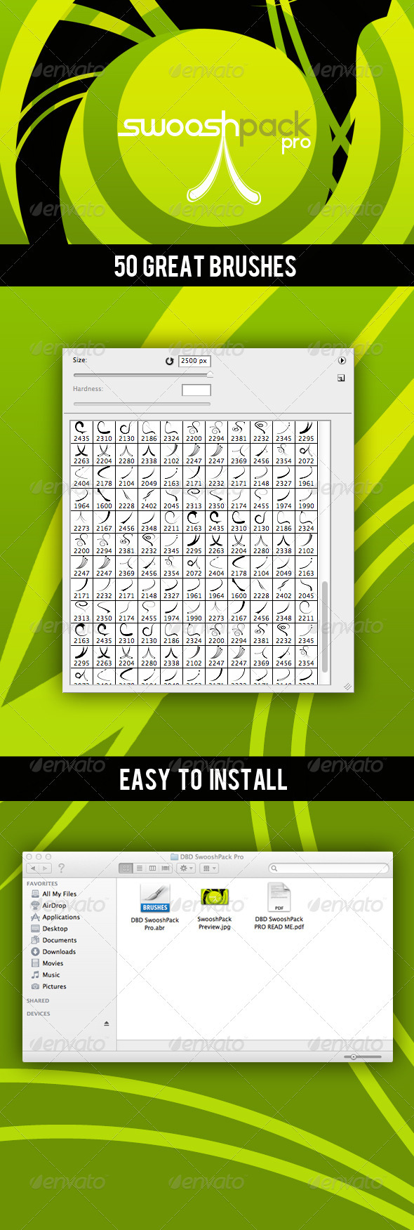 GraphicRiver DBD SwooshPack PRO 50 Custom Photoshop Brushes 1210347 GraphicRiver DBD SwooshPack PRO 50 Custom Photoshop Brushes 1210347