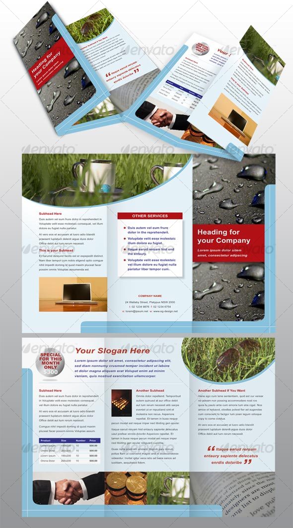 GraphicRiver 6 page modern brochure 49641 GraphicRiver 6 page modern brochure 49641