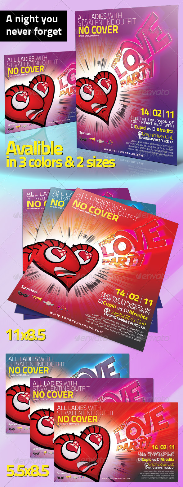 GraphicRiver First Love Party 150803 GraphicRiver First Love Party 150803