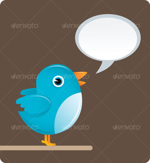 Twitter Bird - Animals Illustrations
