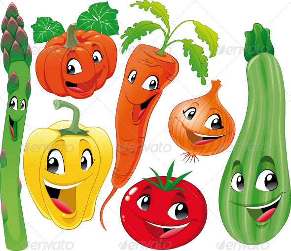 GraphicRiver Vegetable Family 151181 GraphicRiver Vegetable Family 151181