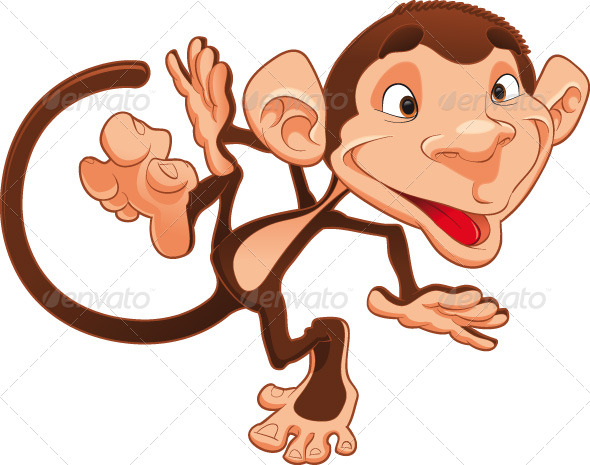 Funny monkey. | GraphicRiver