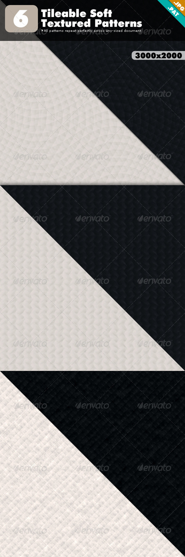 Tileable Soft Textured Patterns - Industrial / Grunge Textures