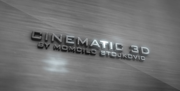After Effects Project - VideoHive Cinematic 3D 152476 After Effects Project - VideoHive Cinematic 3D 152476