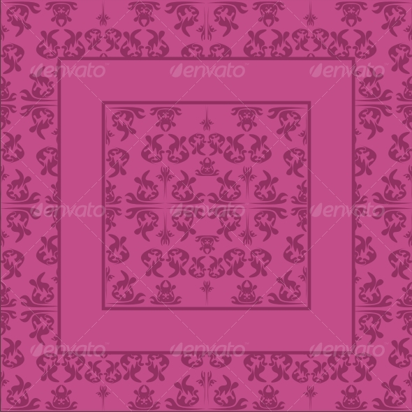 Ornate pink background - Backgrounds Decorative