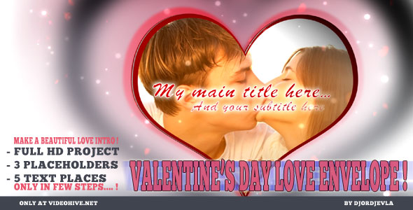 After Effects Project - VideoHive Valentine's Day Love Envelope 155570 After Effects Project - VideoHive Valentine's Day Love Envelope 155570