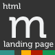 Malum landing page HTML template - ThemeForest Item for Sale