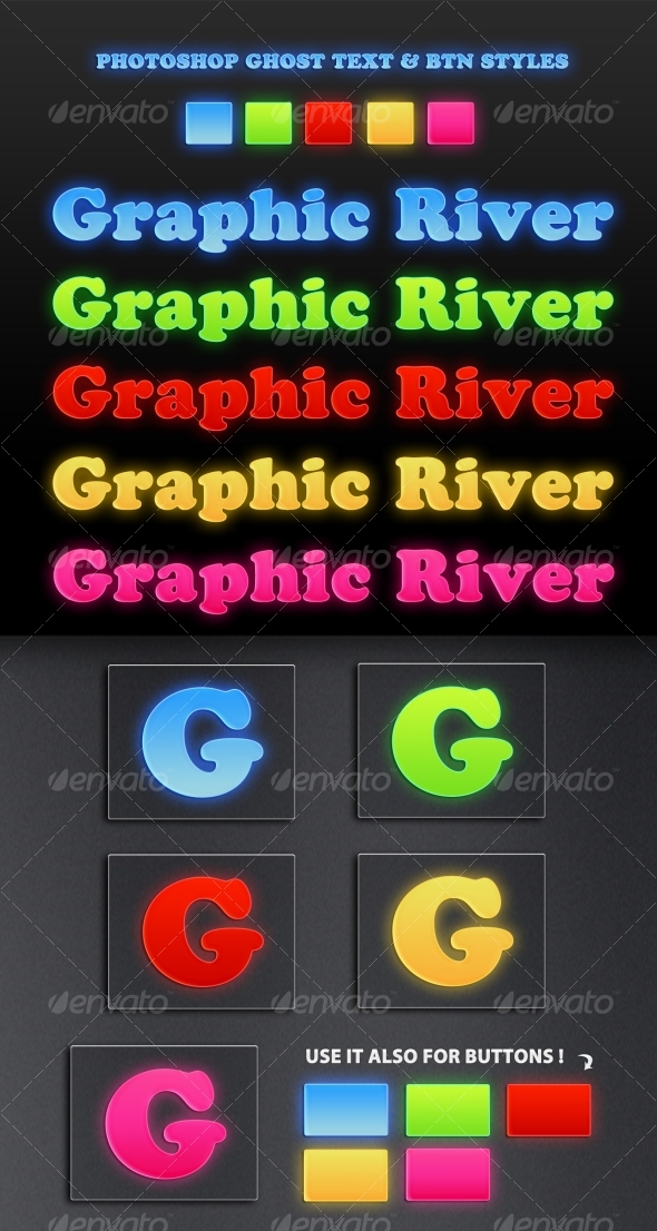 Professional Ghost Style Pack #1.rar - Text Effects Styles