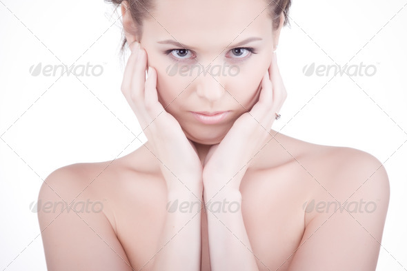 Beautiful health woman. - Stock Photo - Images