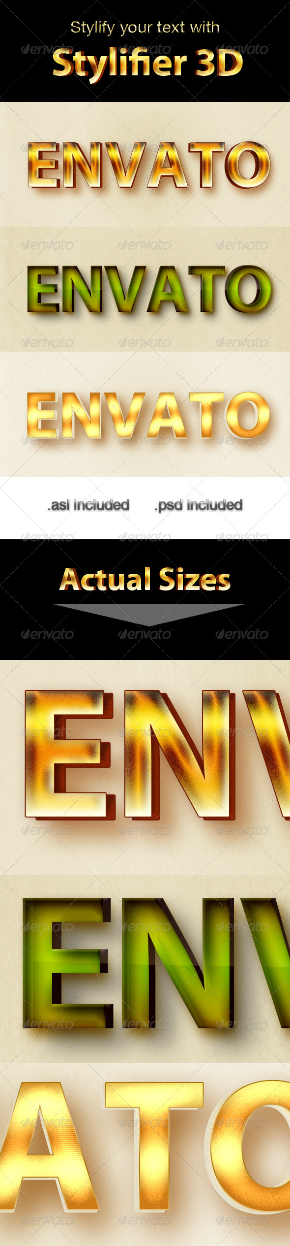 Stylifier 3D - Text Effects Styles