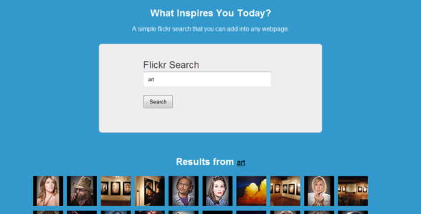 Flickr Search - CodeCanyon Item for Sale