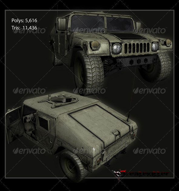 3DOcean Hummer H1 157510 3DOcean Hummer H1 157510