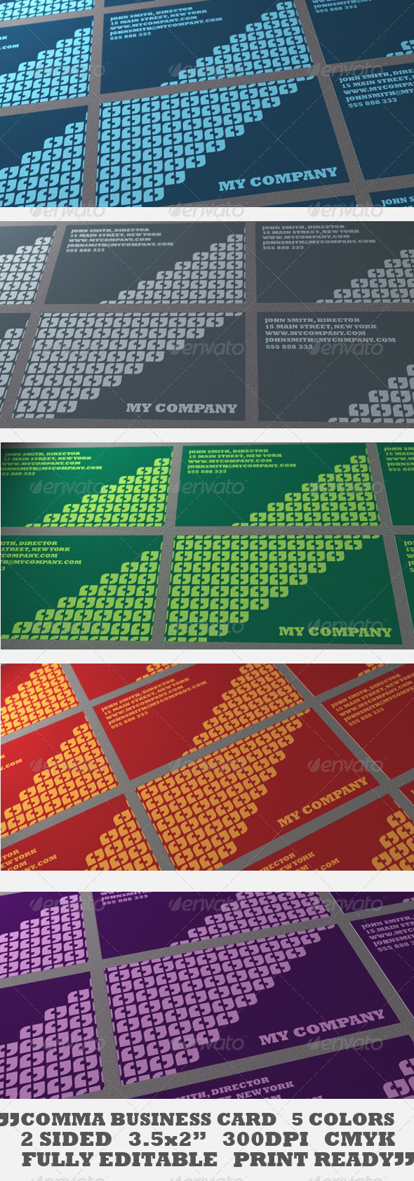 GraphicRiver Comma Business Card 157583 GraphicRiver Comma Business Card 157583