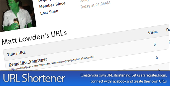 CodeCanyon URL Shortener 149844 CodeCanyon URL Shortener 149844