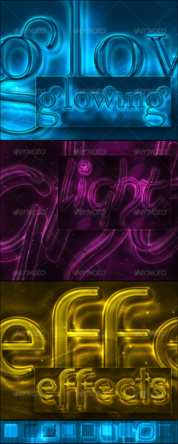 Glowing Light Text Effect and Styles - Text Effects Styles