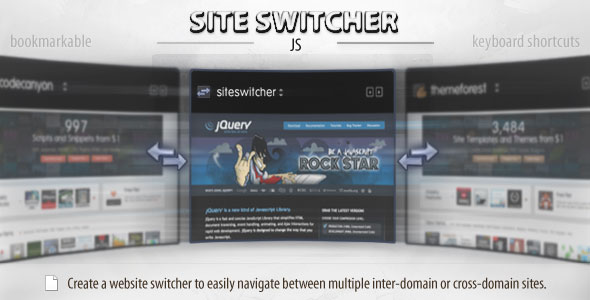 Site Switcher (jQuery) - CodeCanyon Item for Sale