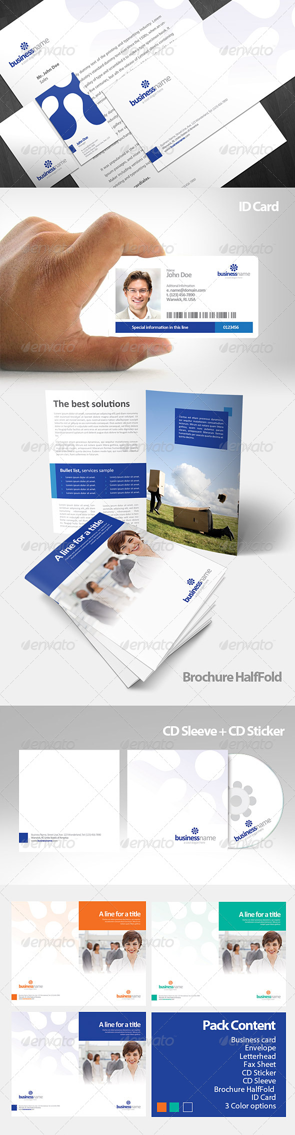 Katra Corporate Identity Pack - Stationery Print Templates