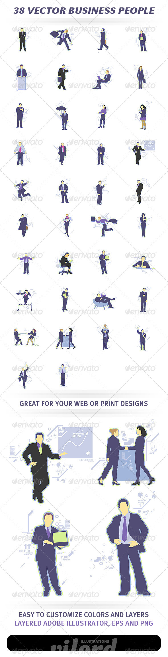 GraphicRiver 38 Vector Business People 1356001 GraphicRiver 38 Vector Business People 1356001