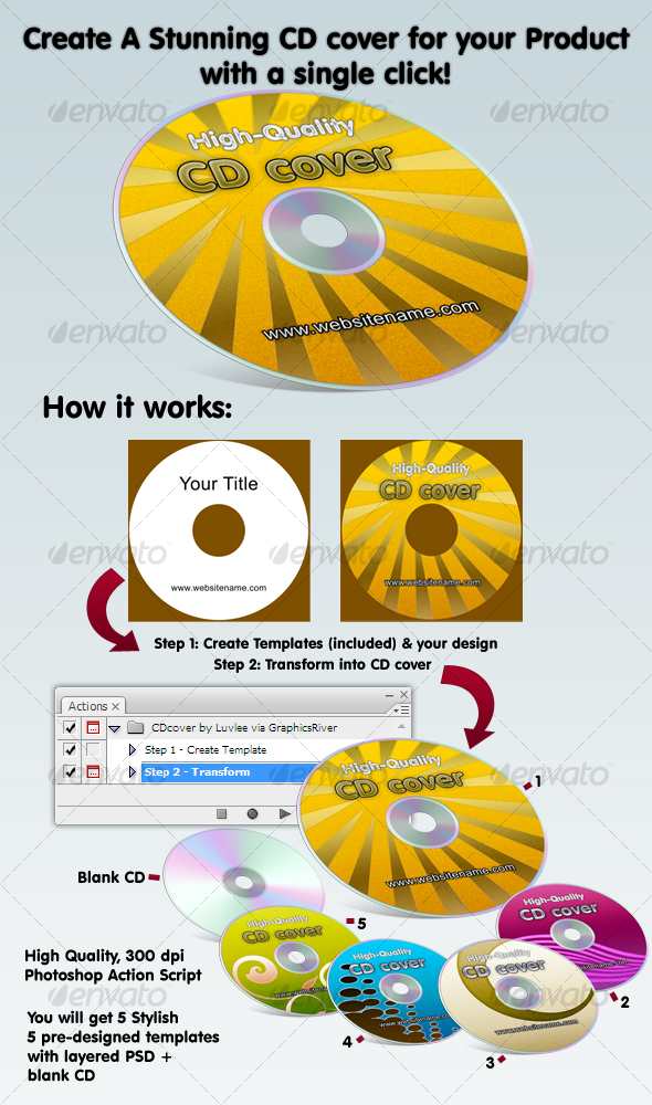 GraphicRiver Amazing Compact Disk eCover Action & Templates 53956 GraphicRiver Amazing Compact Disk eCover Action & Templates 53956