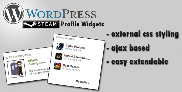 CodeCanyon Steam Profile Widget 1361104 CodeCanyon Steam Profile Widget 1361104