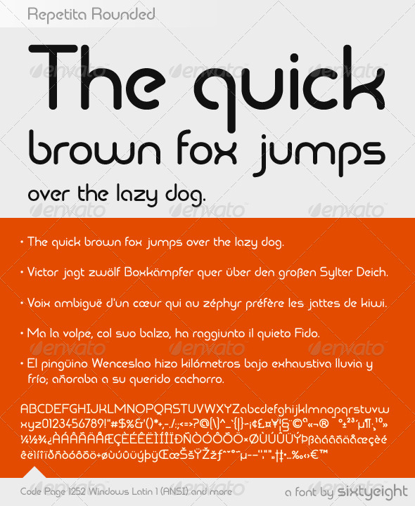 Repetita Rounded - Sans-Serif Fonts