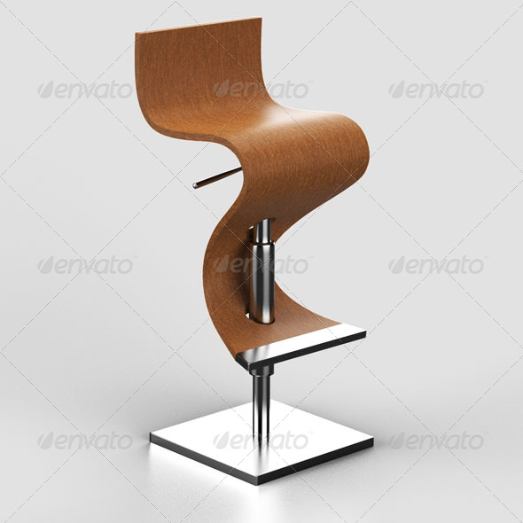 3DOcean barstool 163254 3DOcean barstool 163254
