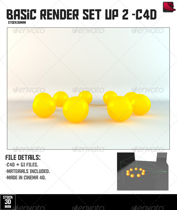 3DOcean Basic Cinema 4D Render Set Up 2 163386 3DOcean Basic Cinema 4D Render Set Up 2 163386