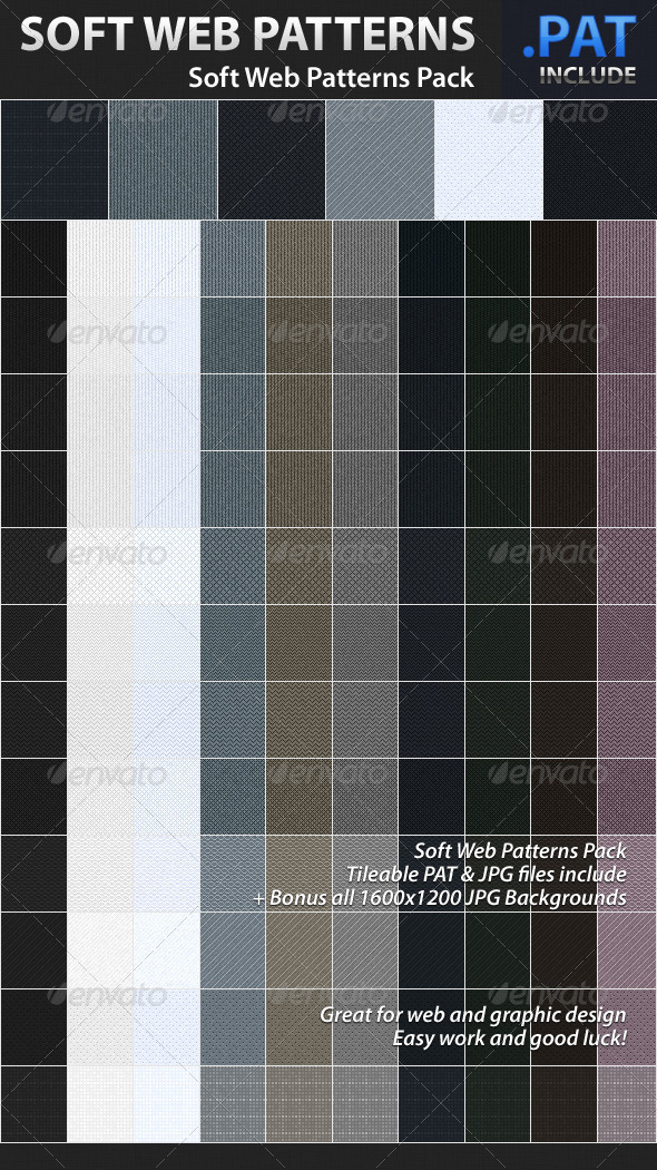 Soft Web Patterns - Fabric Textures