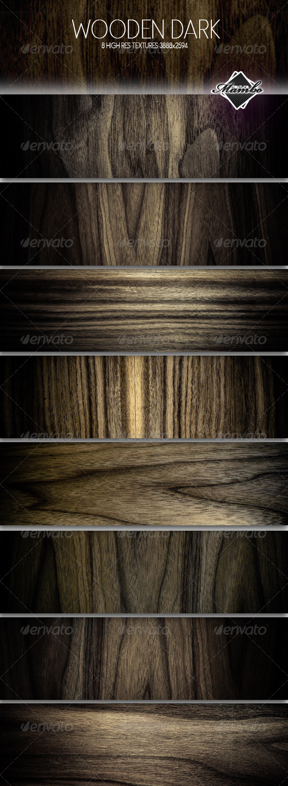 Wooden Dark - Wood background textures - Wood Textures