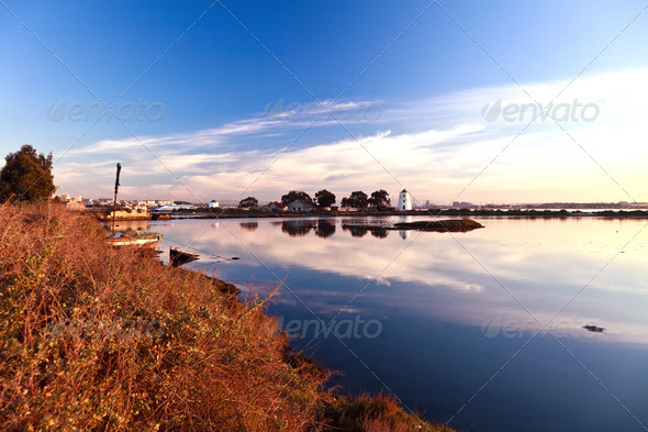 Tide mills. - Stock Photo - Images