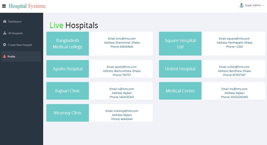 Hospital Management System Project In Php And Mysql Free Download With Source Code