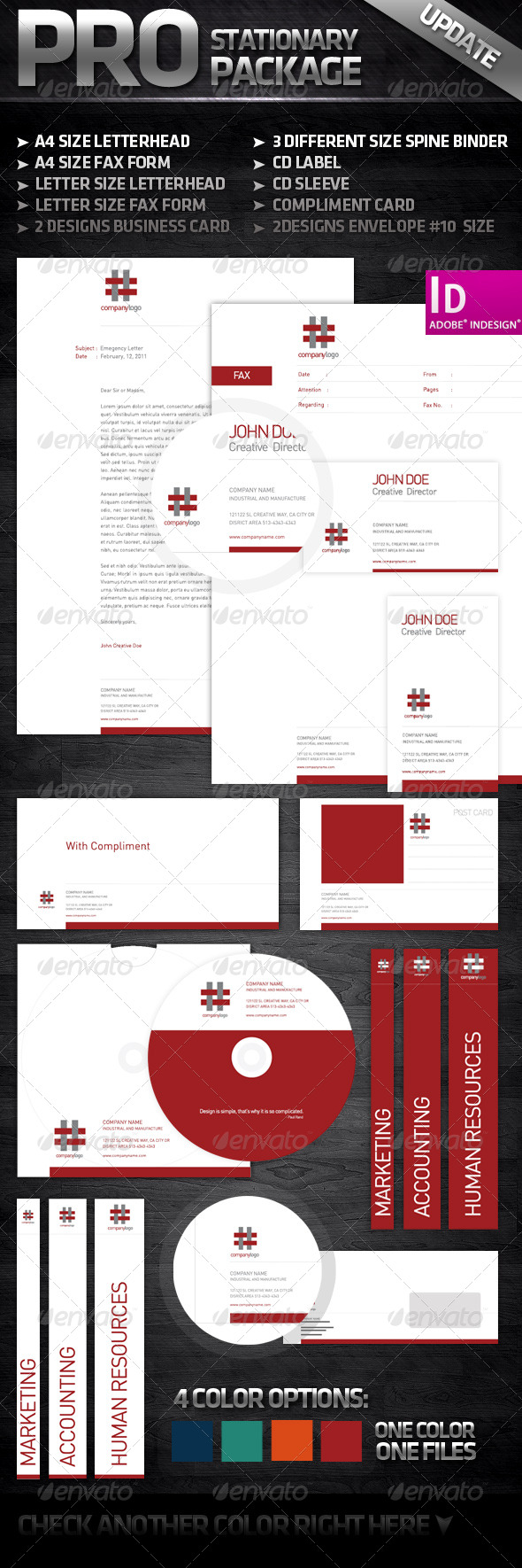 GraphicRiver White and Clean Complete Stationary 160345 GraphicRiver White and Clean Complete Stationary 160345