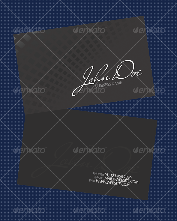 Gris Business Card - Corporate Business Cards