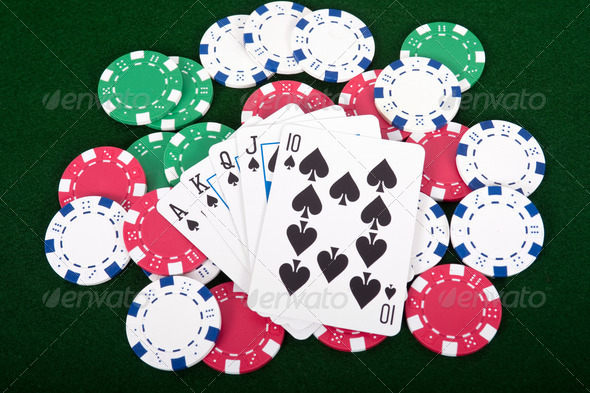 Royal Straight Flush - Stock Photo - Images