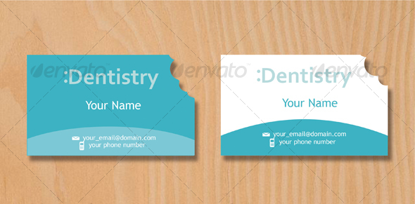 Dentist Business Card - Industry Specific Business Cards