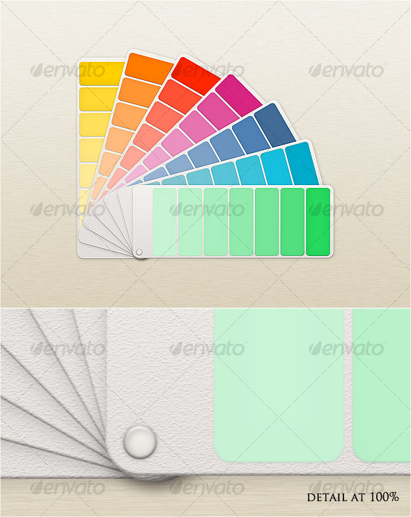 GraphicRiver Fan Color Chart Mock-Up 36341 GraphicRiver Fan Color Chart Mock-Up 36341