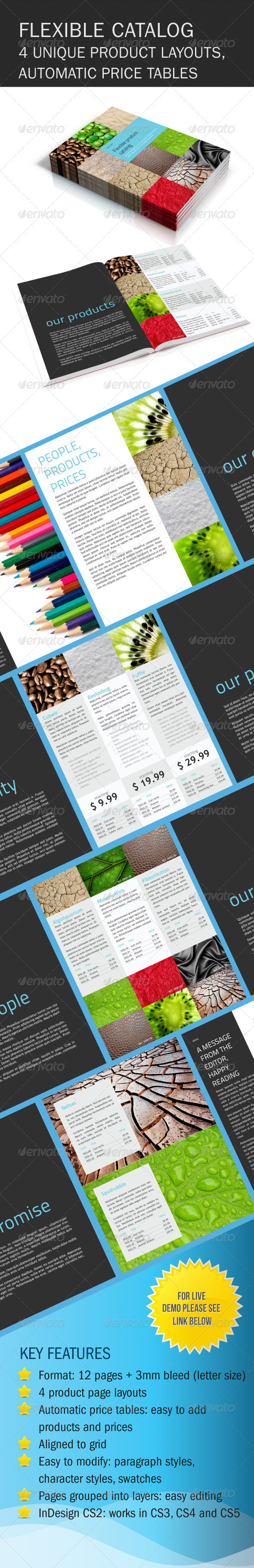 GraphicRiver Flexible Product Catalog 147401 GraphicRiver Flexible Product Catalog 147401