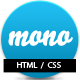 Mono - A Minimal One Page Portfolio Template - ThemeForest Item for Sale