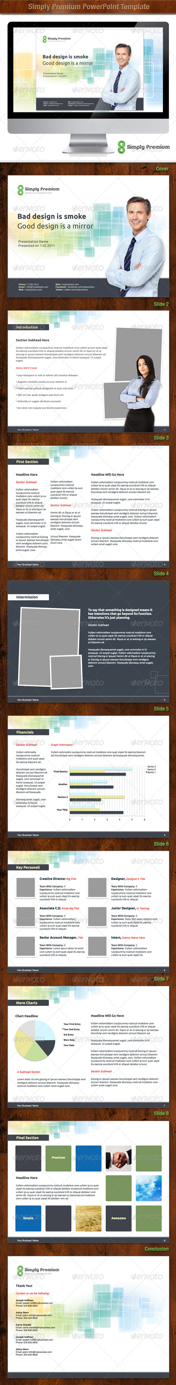 Simply Premium PowerPoint Template - Powerpoint Templates Presentation Templates