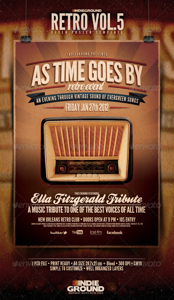 GraphicRiver Retro Flyer Poster Vol 5 1068281 GraphicRiver Retro Flyer Poster Vol 5 1068281