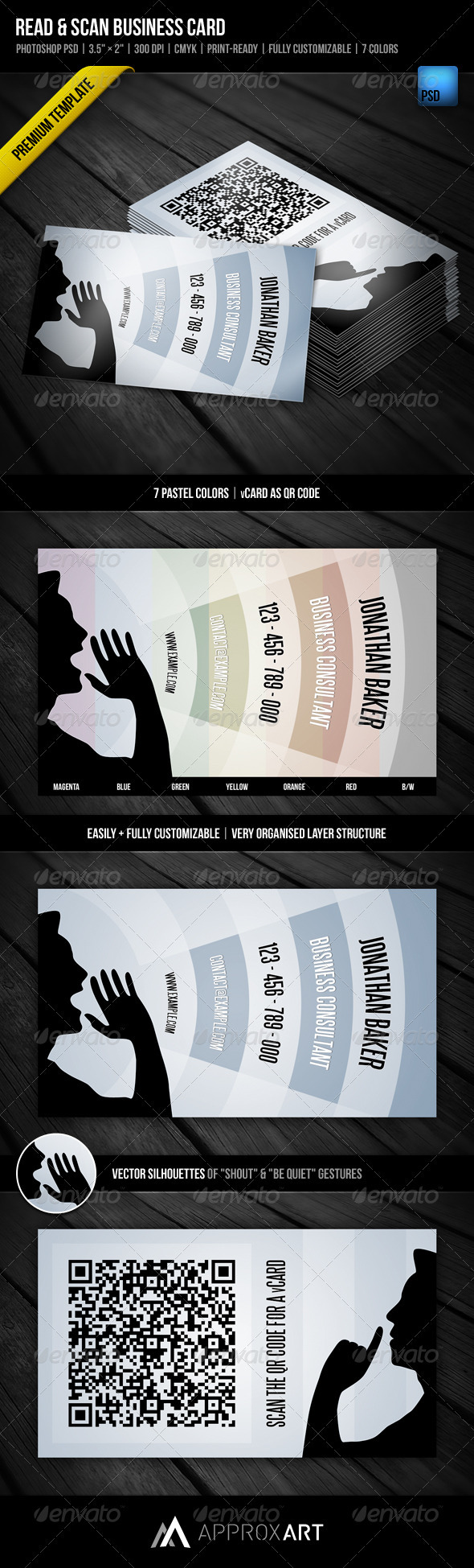 GraphicRiver Read & Scan Business Card 1435935 GraphicRiver Read & Scan Business Card 1435935