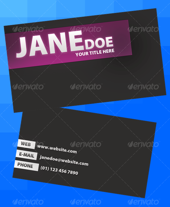 Boxes Business Card - Corporate Business Cards