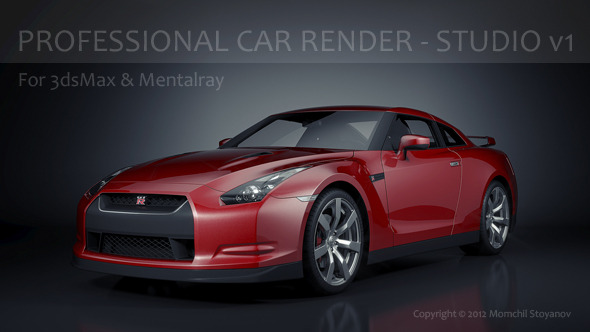 Professional Car Render - Studio v1 - 3DOcean Item for Sale