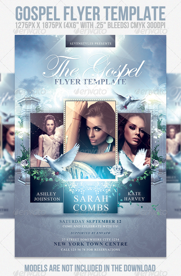 Gospel Flyer Template - Church Flyers